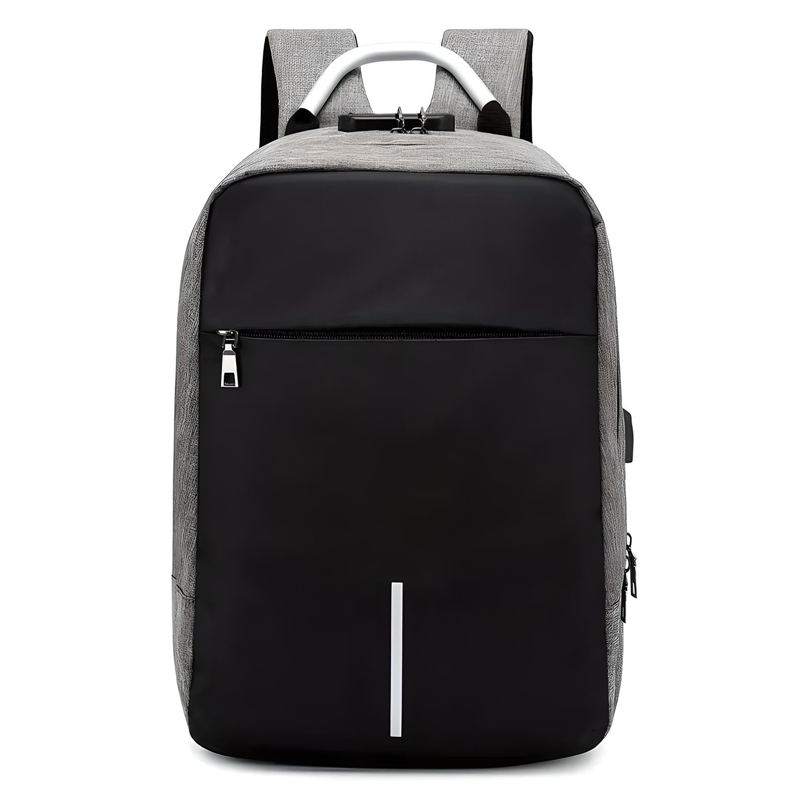 Unisex Anti-Theft Backpack with USB Port and Combination Lock 15