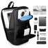 Unisex Anti-Theft Crossbody Bag with RFID Blocking and Multiple Compartments 4
