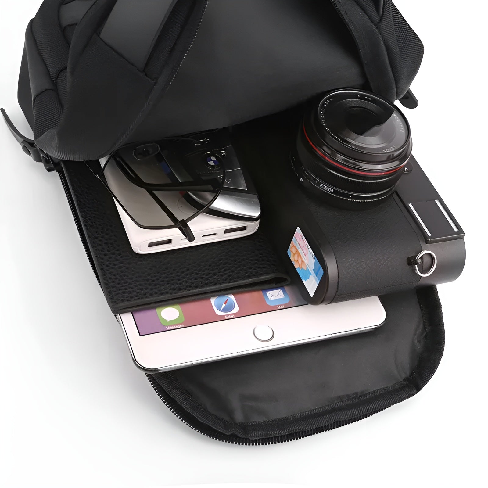 Unisex Anti-Theft Crossbody Chest Bag with USB Charging Port 3