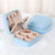 Unisex Compact Travel Jewelry Organizer Box with Padded Compartments 10
