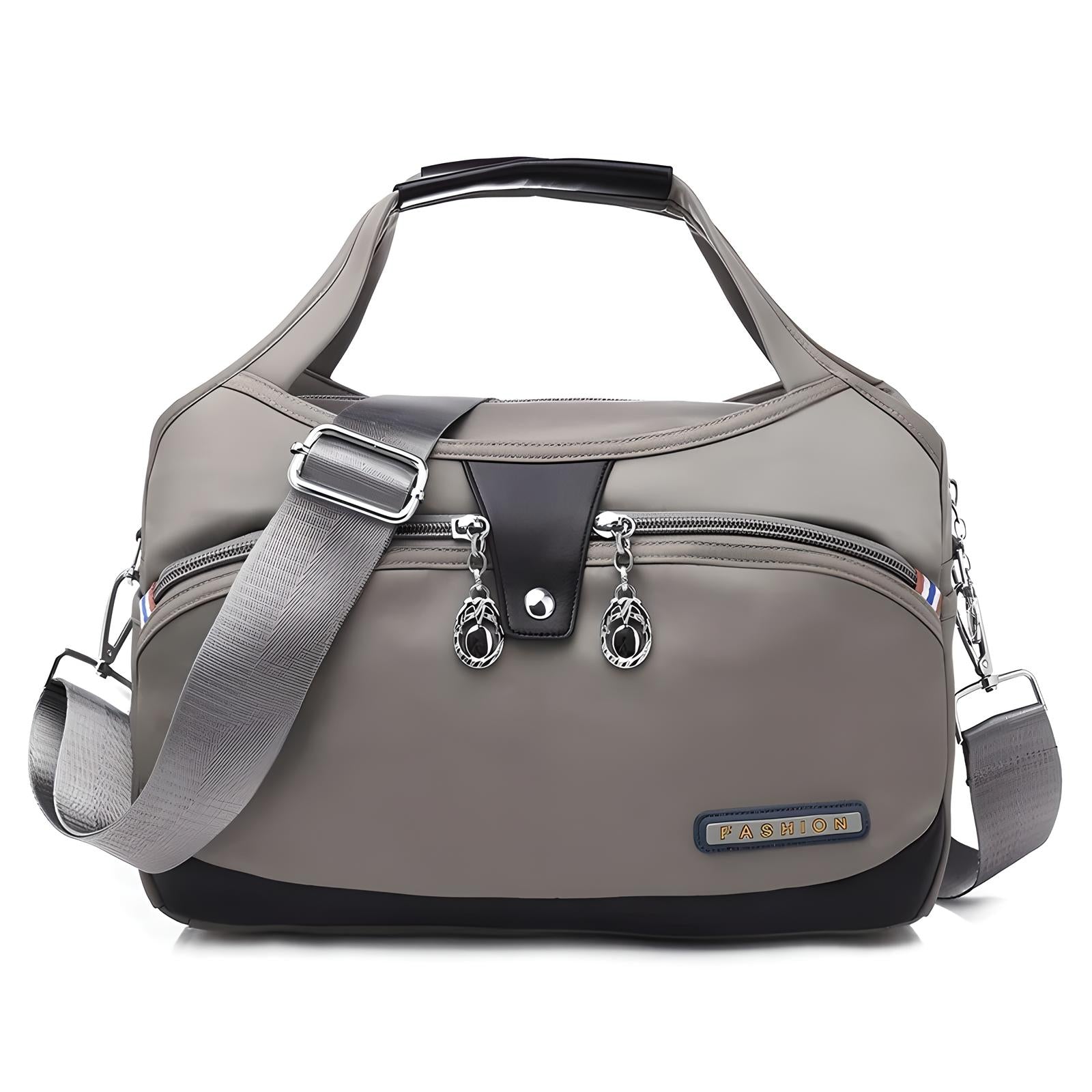 Unisex Crossbody Messenger Bag with Adjustable Strap and Multiple Compartments 12