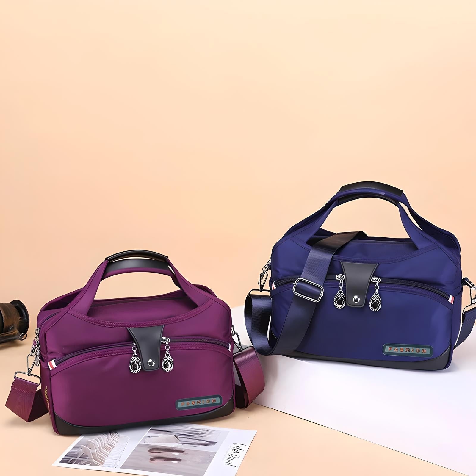 Unisex Crossbody Messenger Bag with Adjustable Strap and Multiple Compartments 4