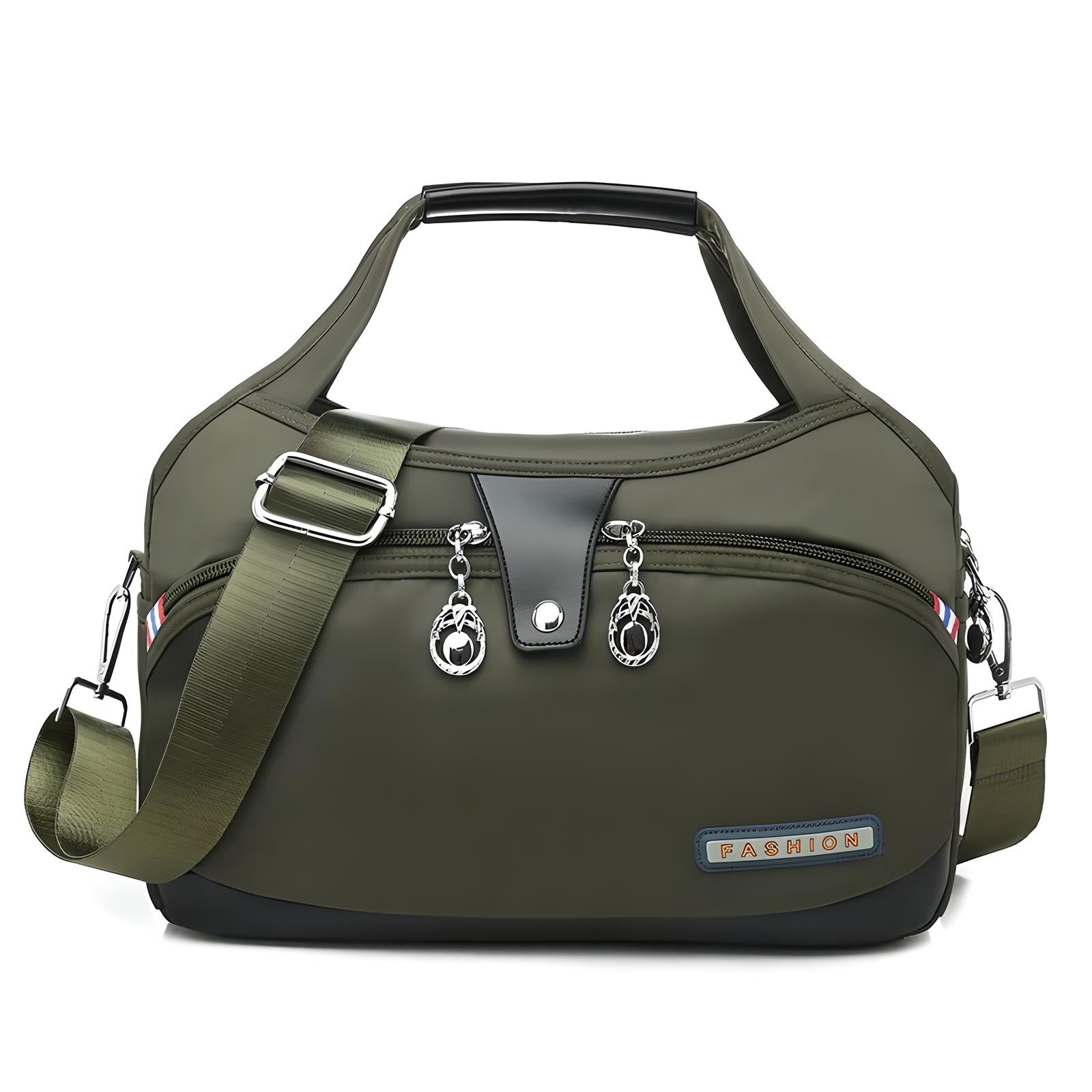 Unisex Crossbody Messenger Bag with Adjustable Strap and Multiple Compartments 9