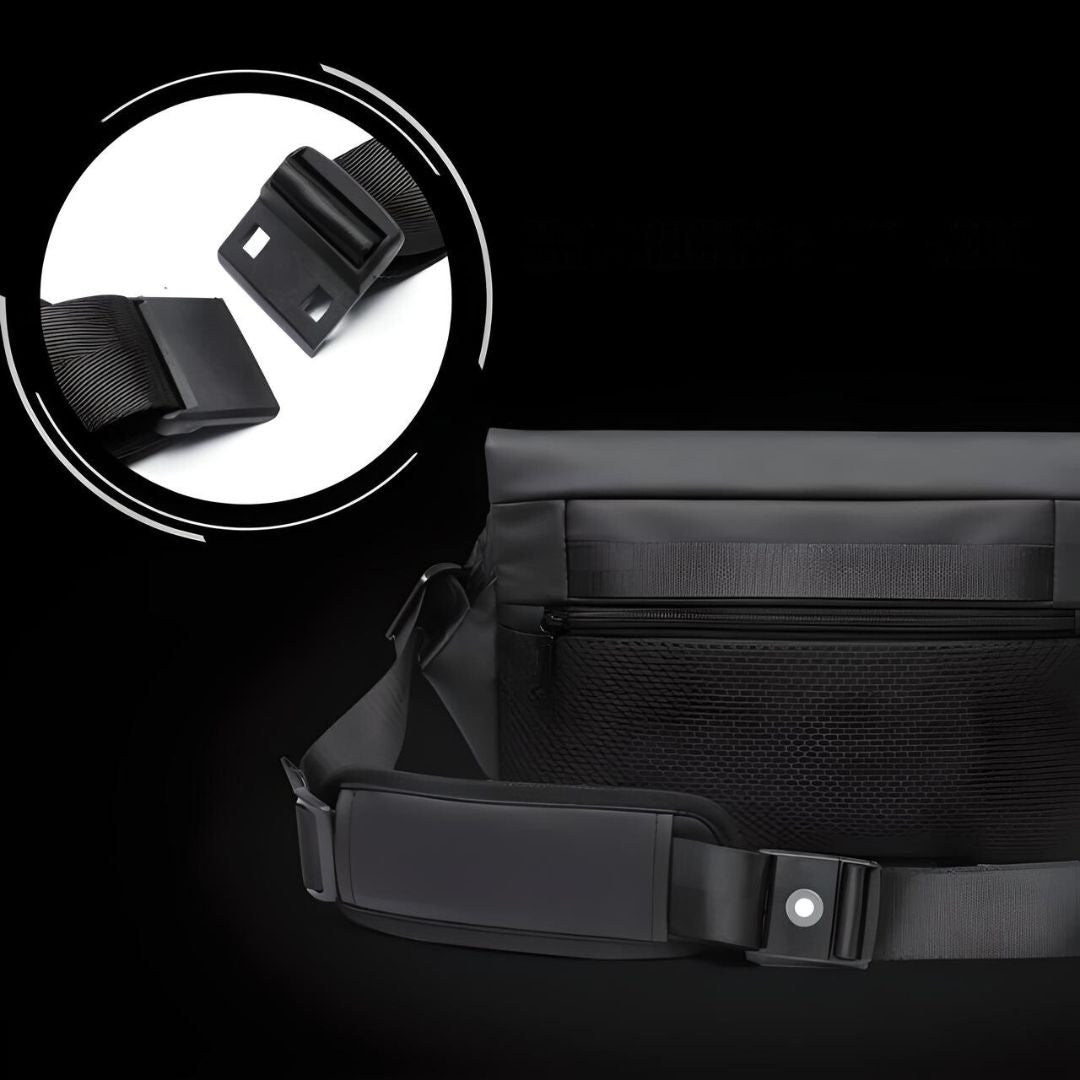 Unisex Crossbody Sling Bag with Multiple Compartments and Adjustable Strap 7