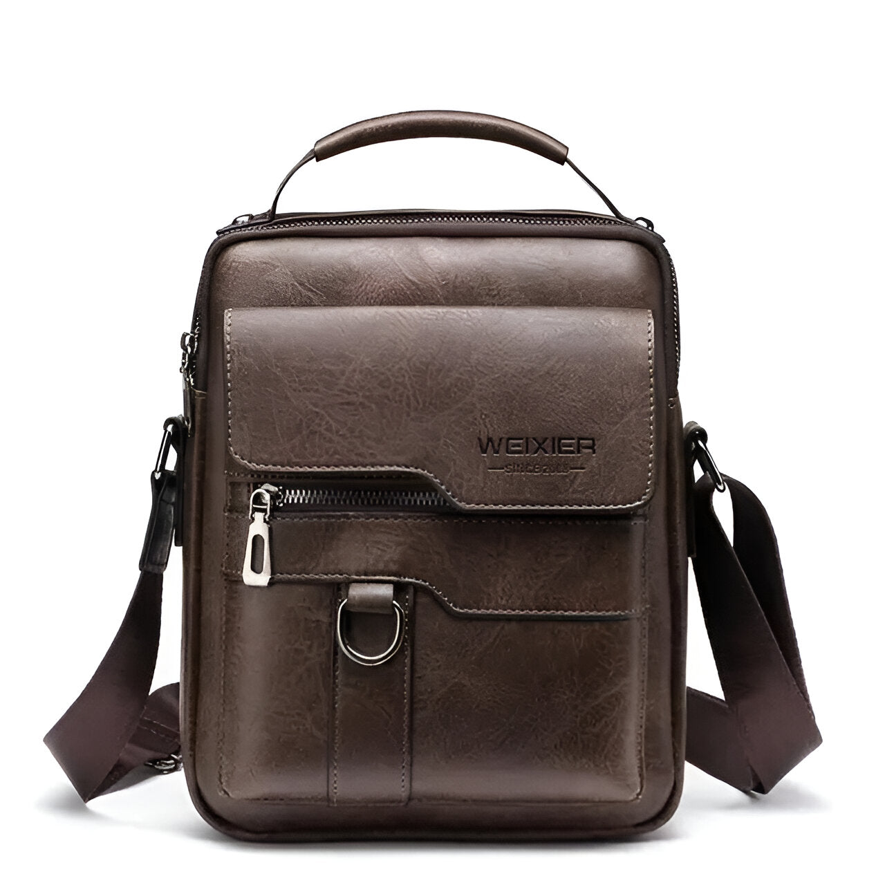 Unisex Crossbody Sling Bag with Zipped Compartments and Adjustable Strap 11