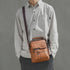 Unisex Crossbody Sling Bag with Zipped Compartments and Adjustable Strap 8