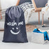 Unisex Drawstring Laundry Storage Bag with Cord Lock Closure 4