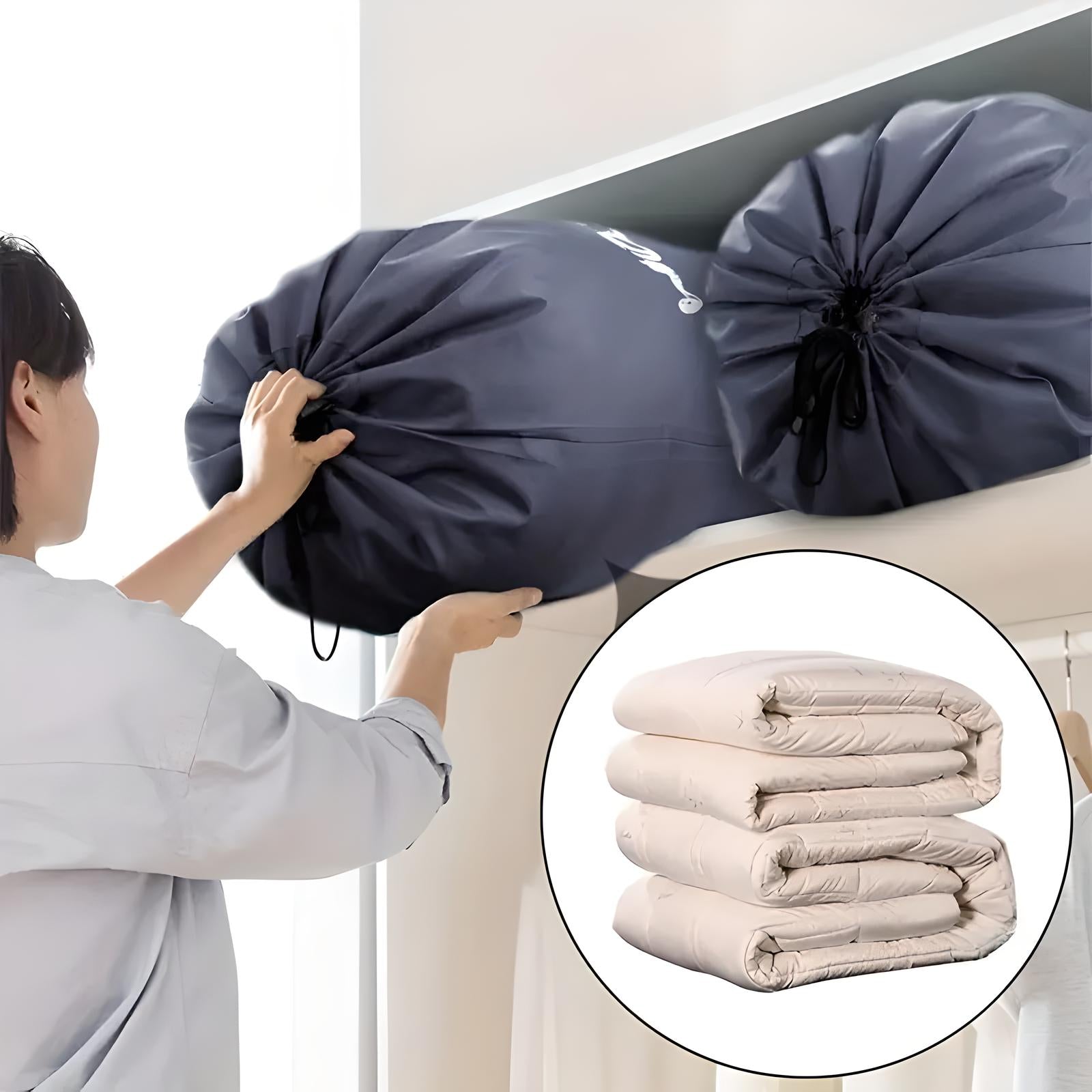 Unisex Drawstring Laundry Storage Bag with Cord Lock Closure 5