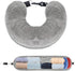 Unisex Dual-Purpose Travel Neck Pillow with Storage Compartment 6