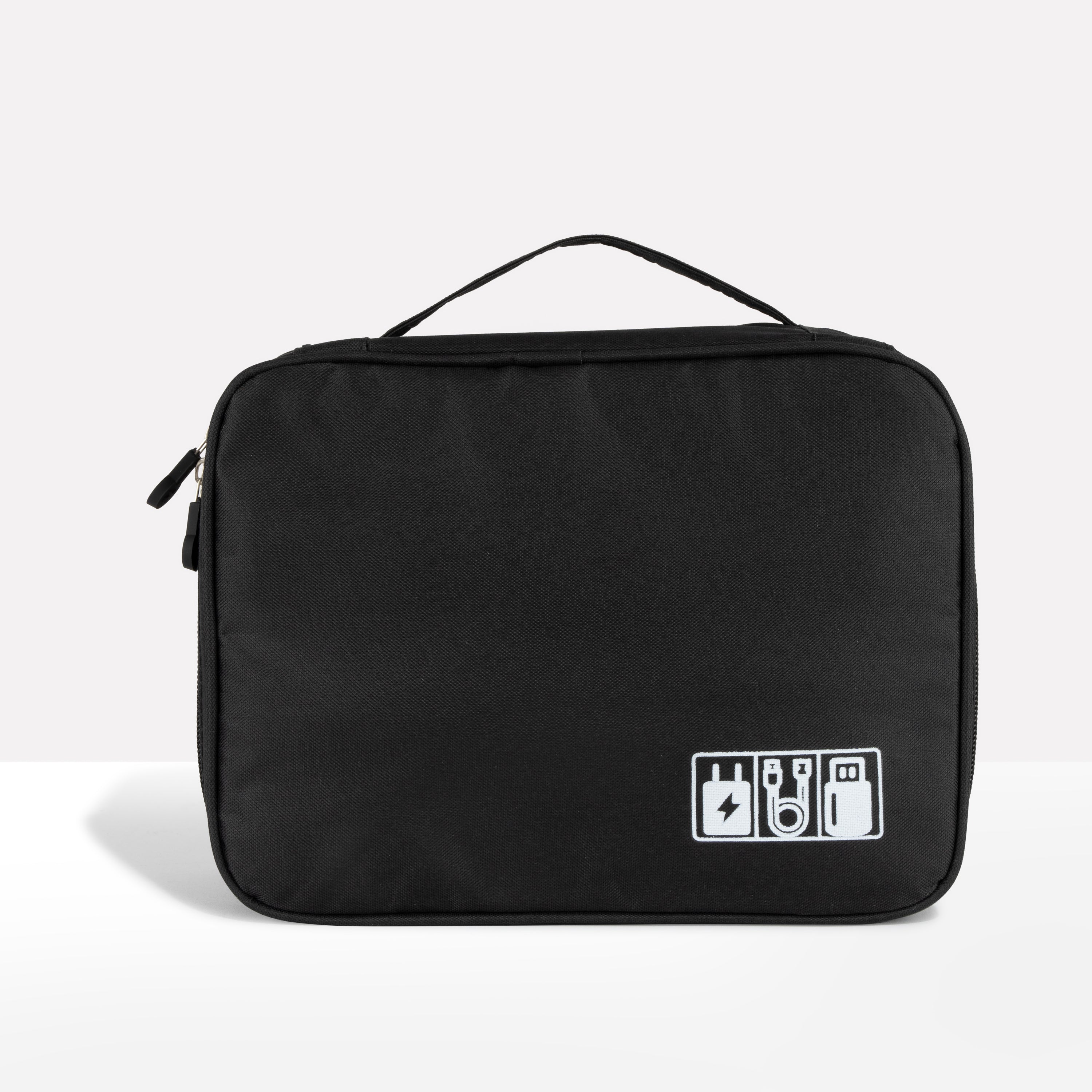 Unisex Electronics Organizer Case with Adjustable Dividers and Waterproof Exterior 1