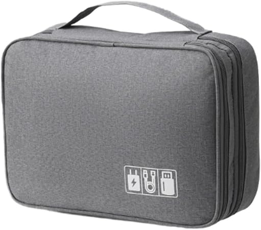 Unisex Electronics Organizer Case with Adjustable Dividers and Waterproof Exterior 10