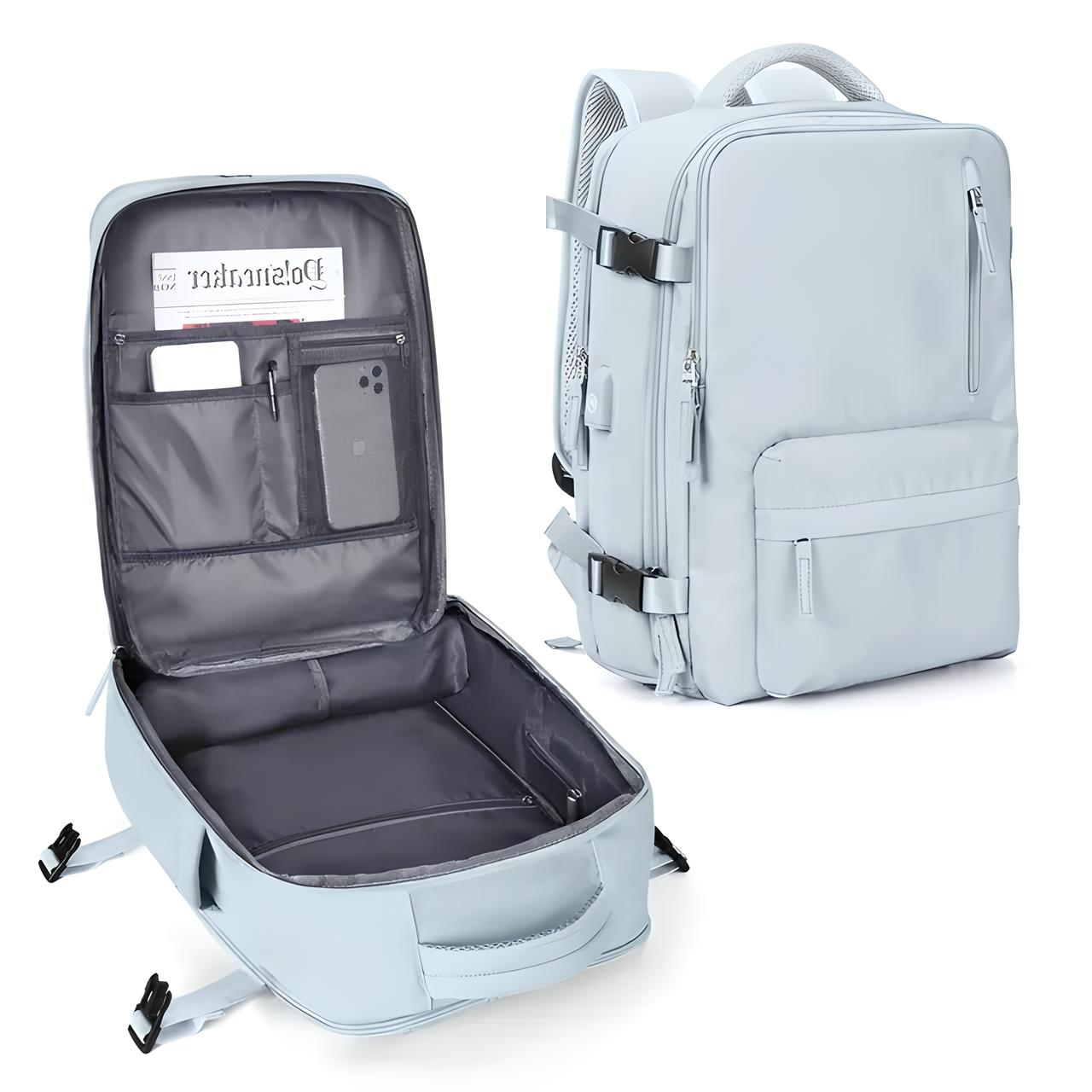 Unisex Expandable Carry-On Travel Backpack with Anti-Theft Pockets 13