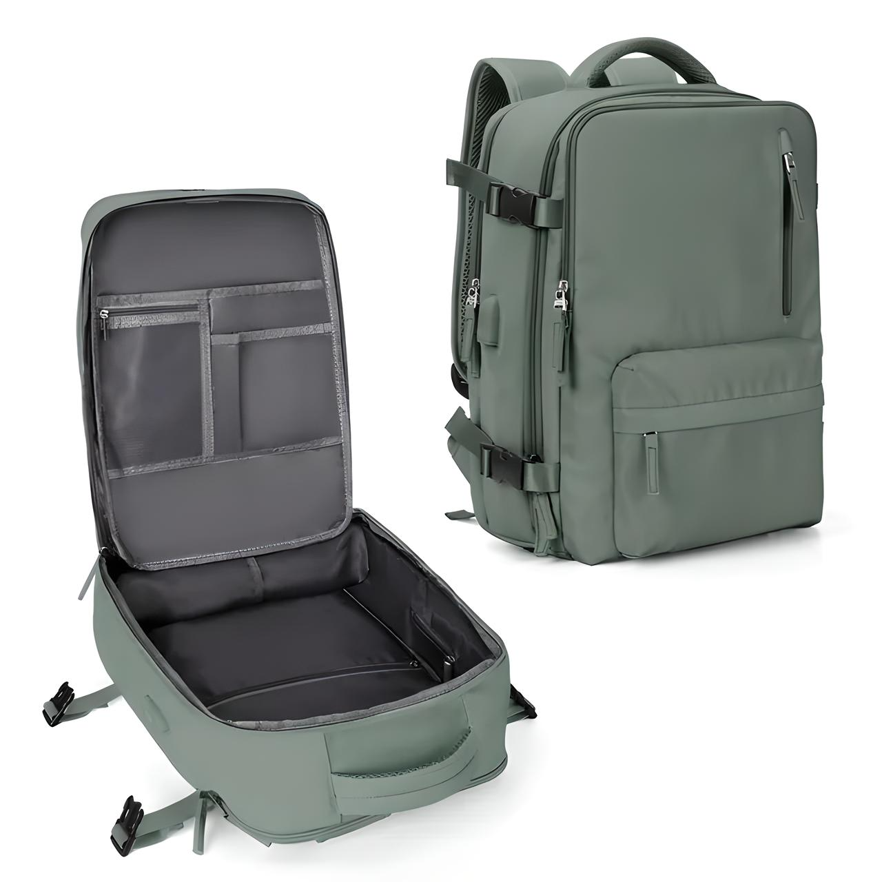 Unisex Expandable Carry-On Travel Backpack with Anti-Theft Pockets 16