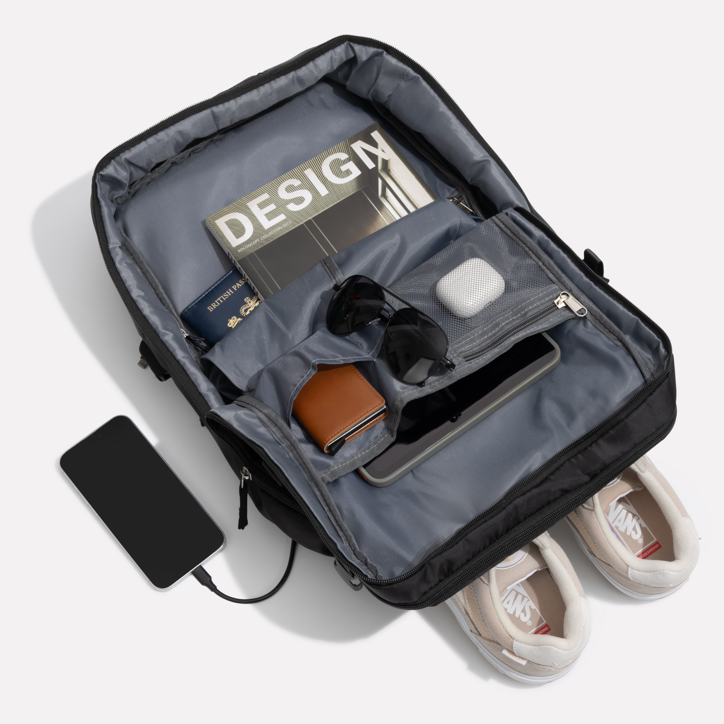 Unisex Expandable Carry-On Travel Backpack with Anti-Theft Pockets 2