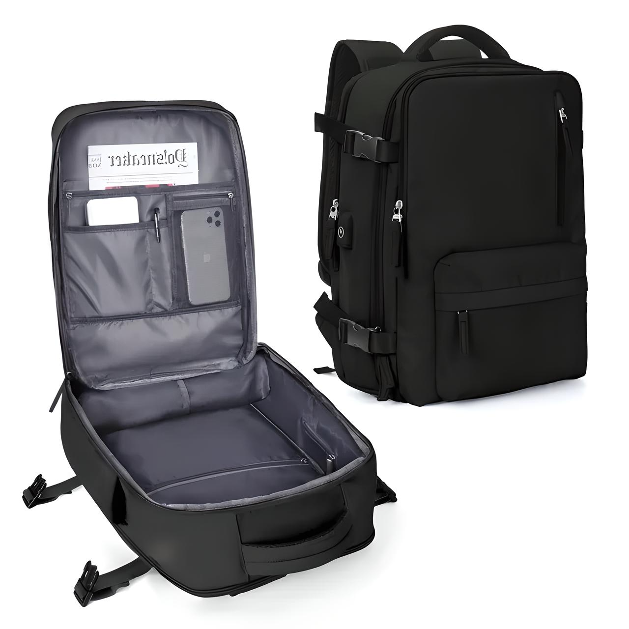 Unisex Expandable Carry-On Travel Backpack with Anti-Theft Pockets 3