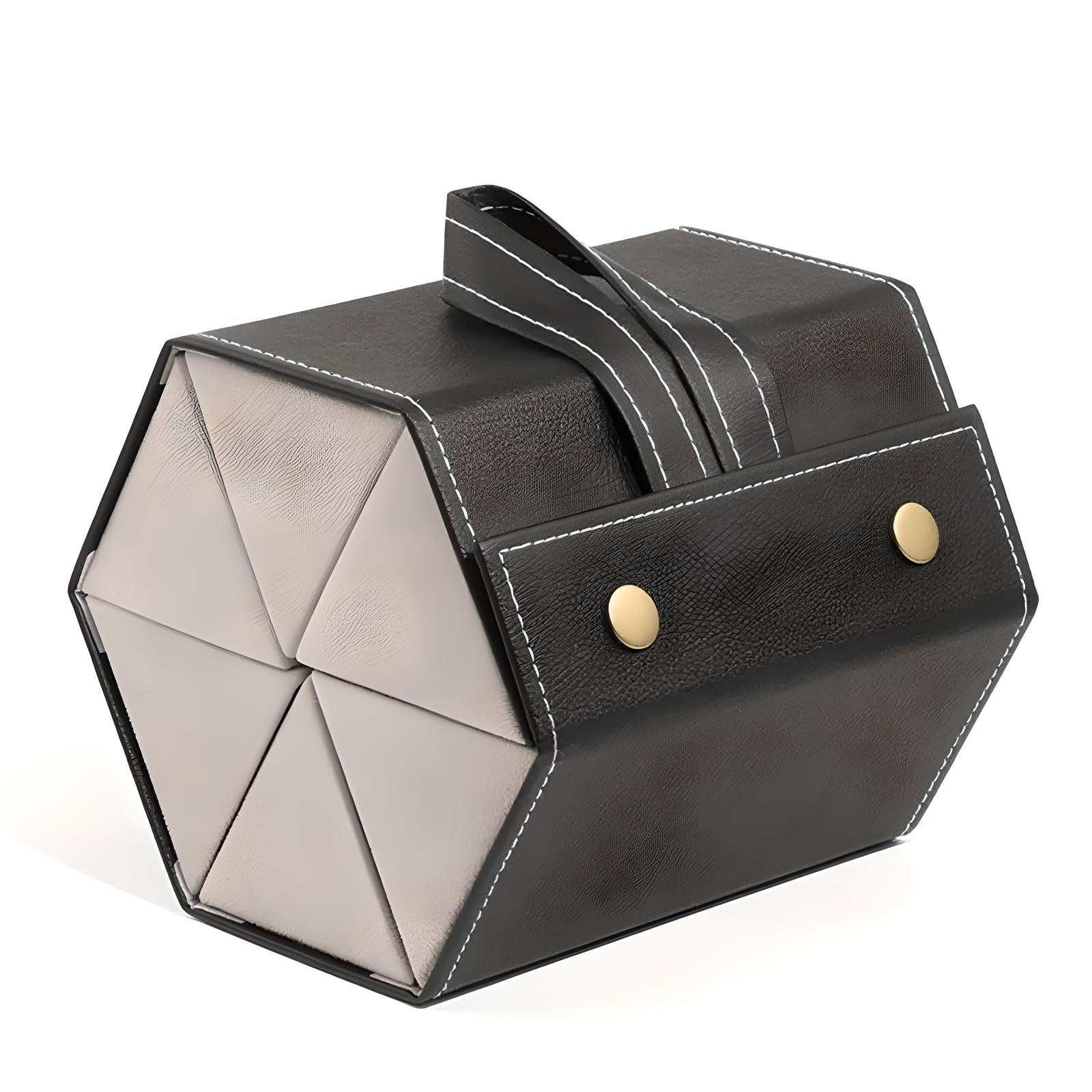 Unisex Foldable Eyewear Storage Case with Multiple Compartments 4