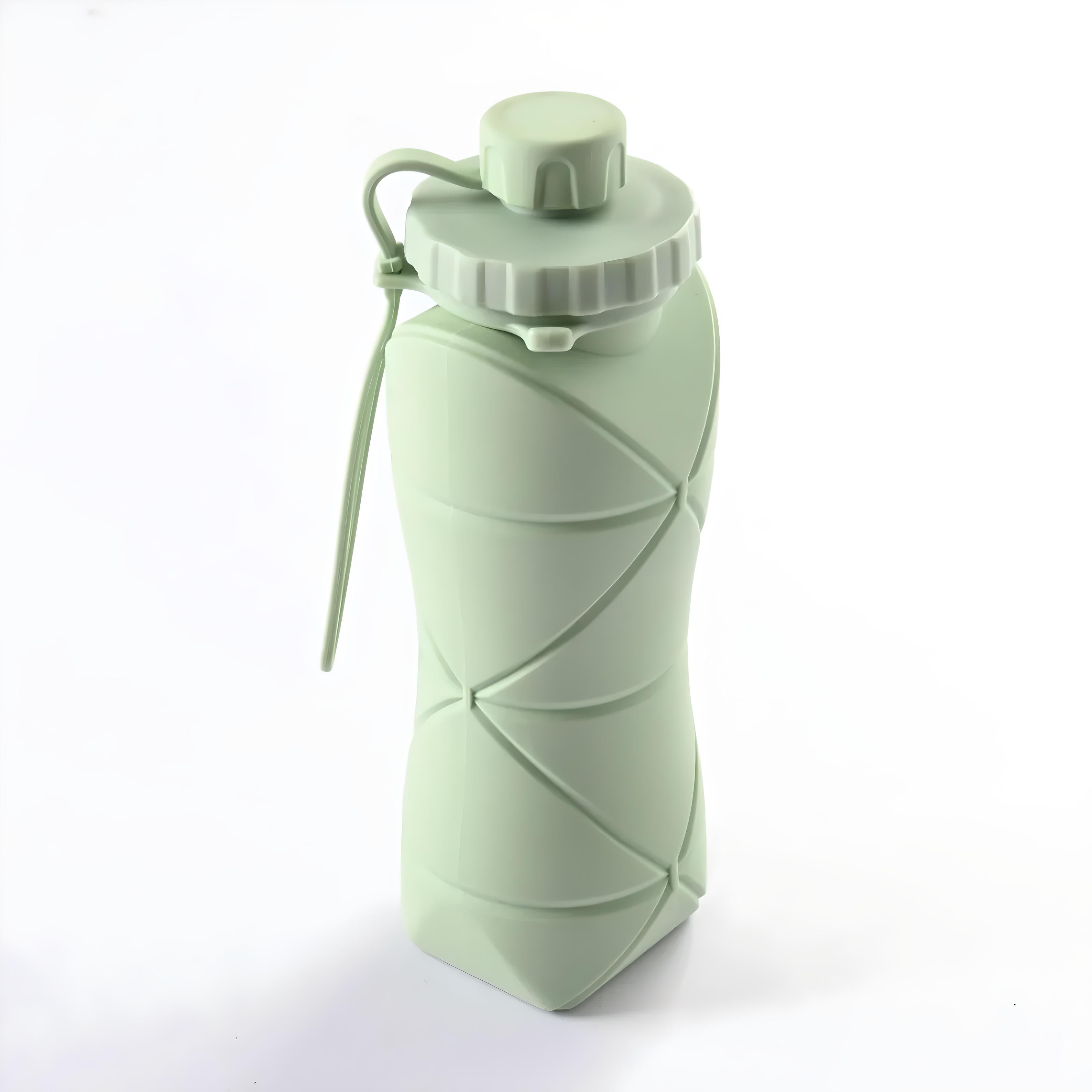 Unisex Foldable Silicone Water Bottle with Compact Design 17