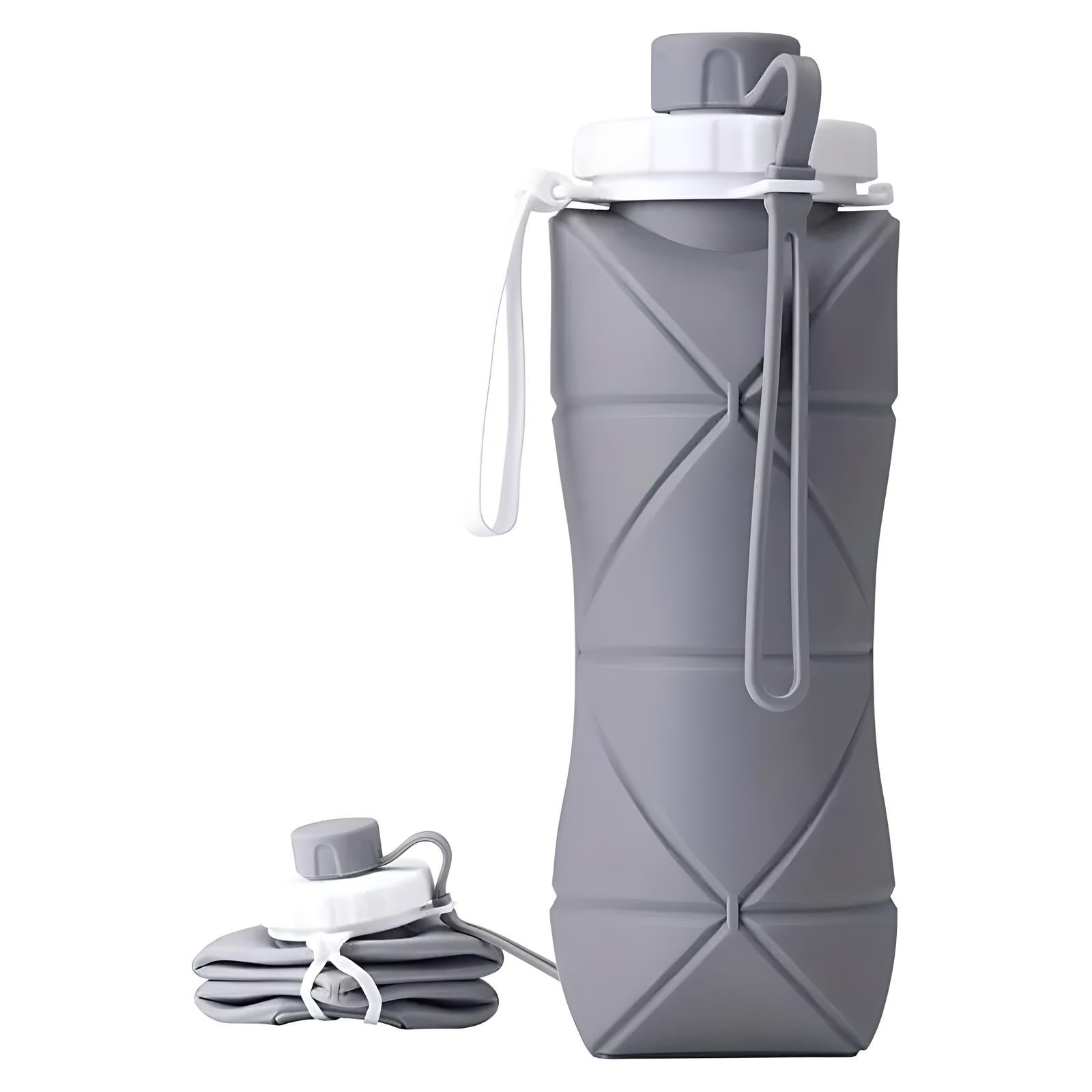 Unisex Foldable Silicone Water Bottle with Compact Design 3