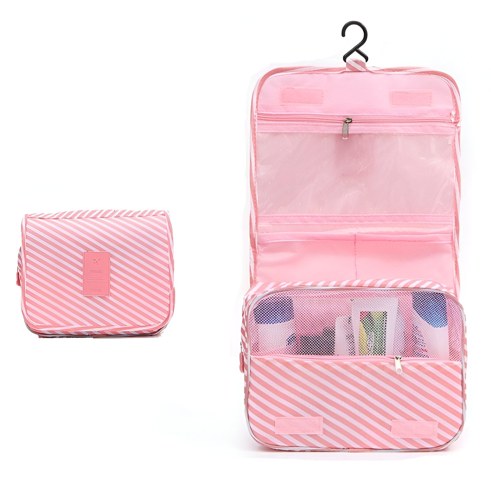 Unisex Hanging Travel Toiletry Organizer with Multiple Compartments 11