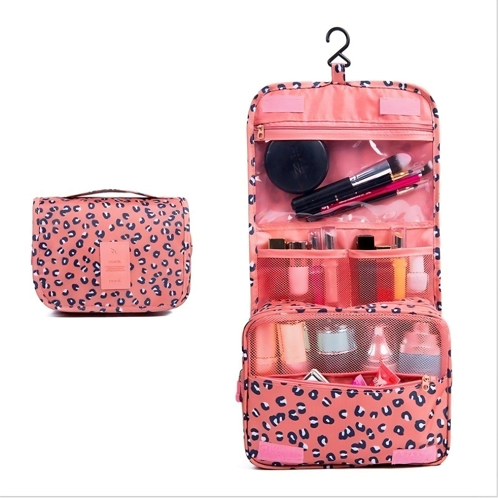 Unisex Hanging Travel Toiletry Organizer with Multiple Compartments 12
