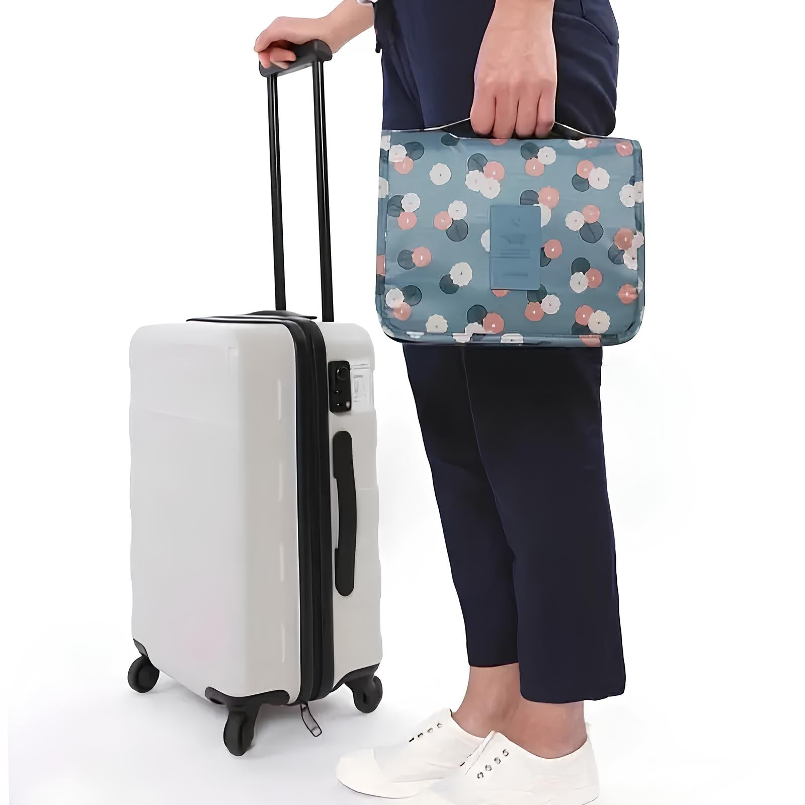Unisex Hanging Travel Toiletry Organizer with Multiple Compartments 6