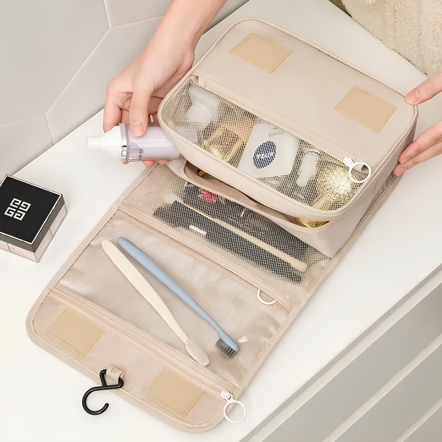 Unisex Hanging Travel Toiletry Organizer with Multiple Compartments 7