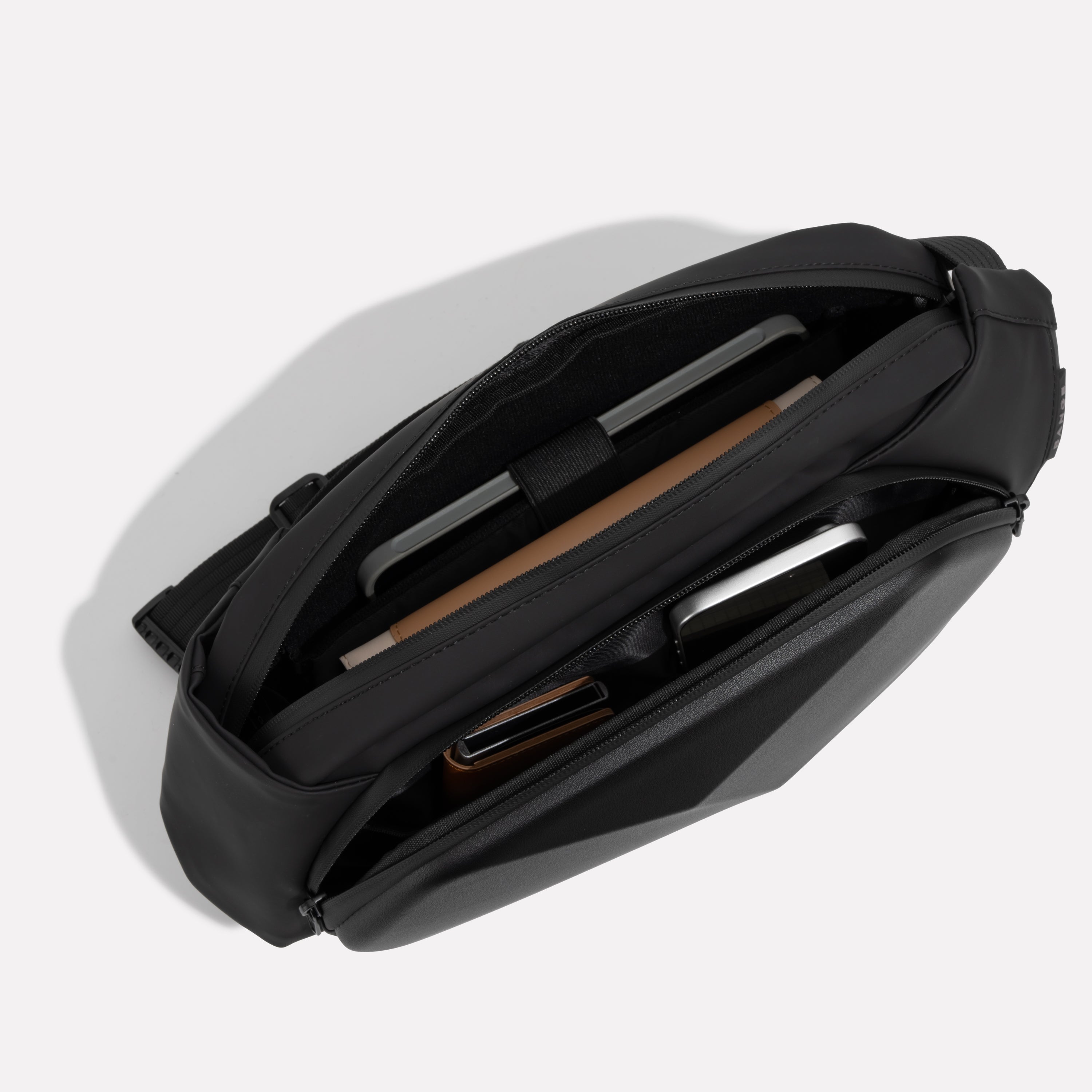 Unisex Hardshell Crossbody Bag with Anti-Theft Features 2