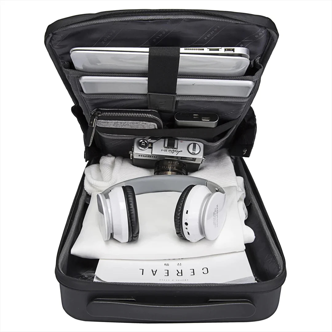 Unisex Hardshell Laptop Backpack with Combination Lock 4