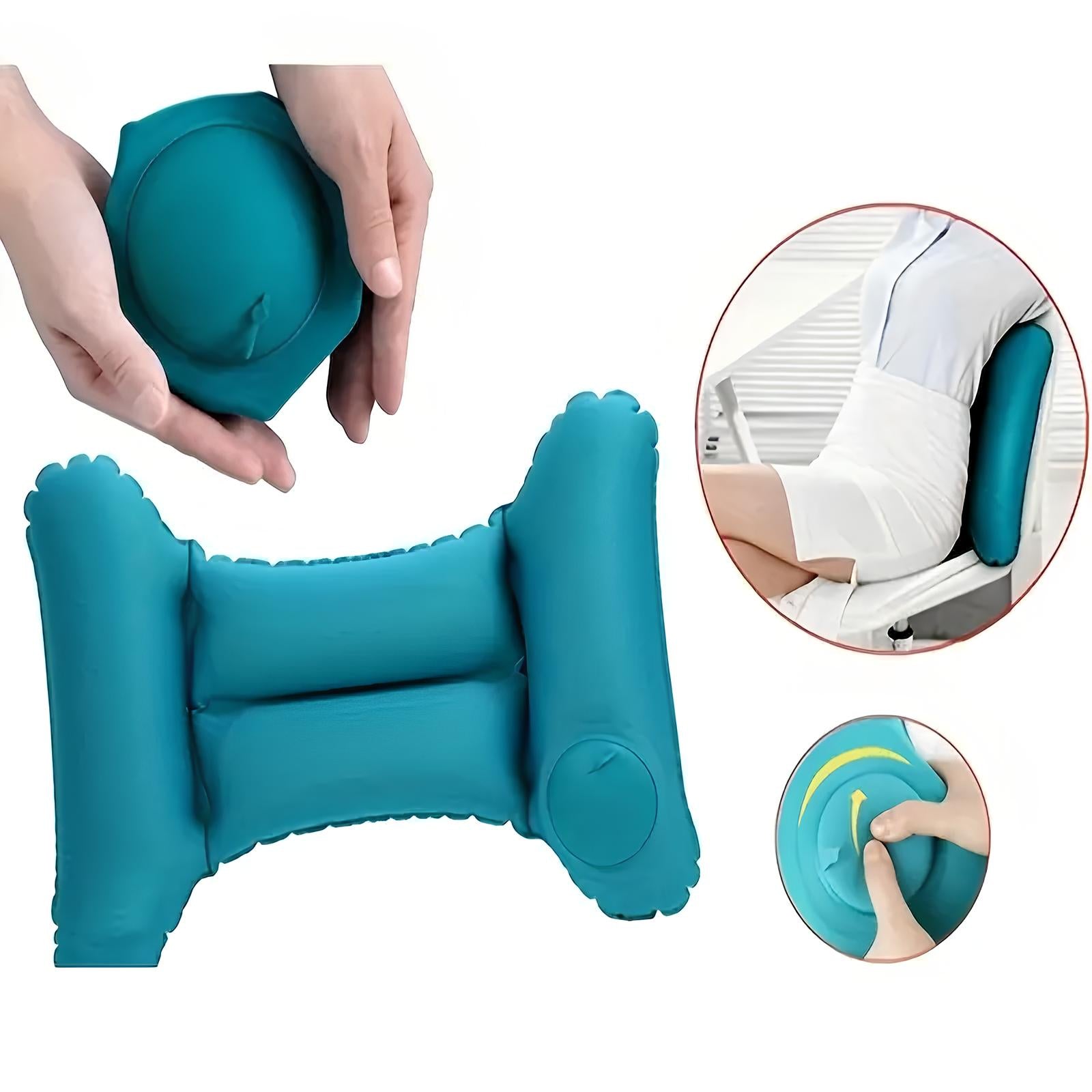Unisex Inflatable Lumbar Support Cushion with Adjustable Air Valve 6