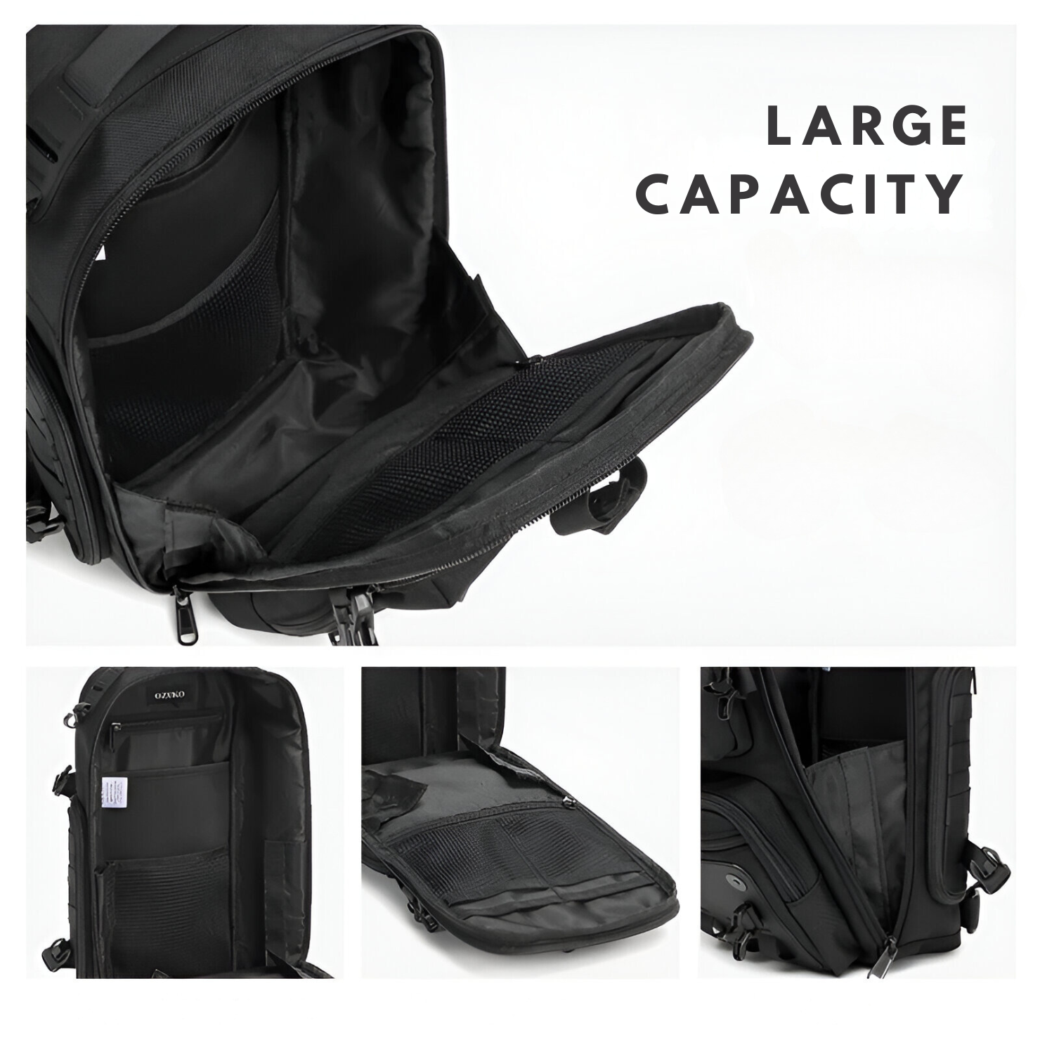 Unisex Large Crossbody Bag with Adjustable Strap and Multiple Compartments 5