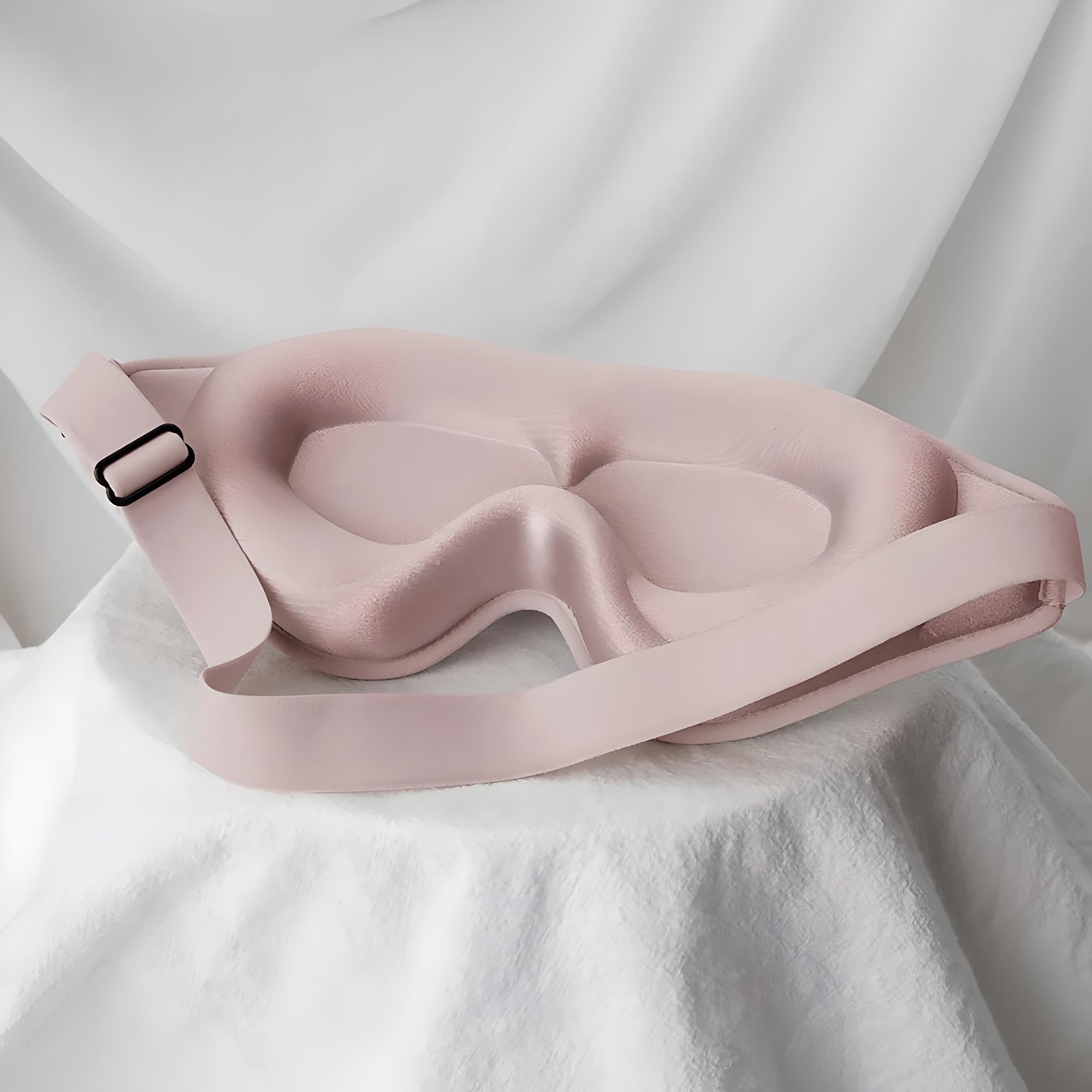 Unisex Memory Foam Sleep Mask with 3D Contoured Design and Adjustable Strap 10