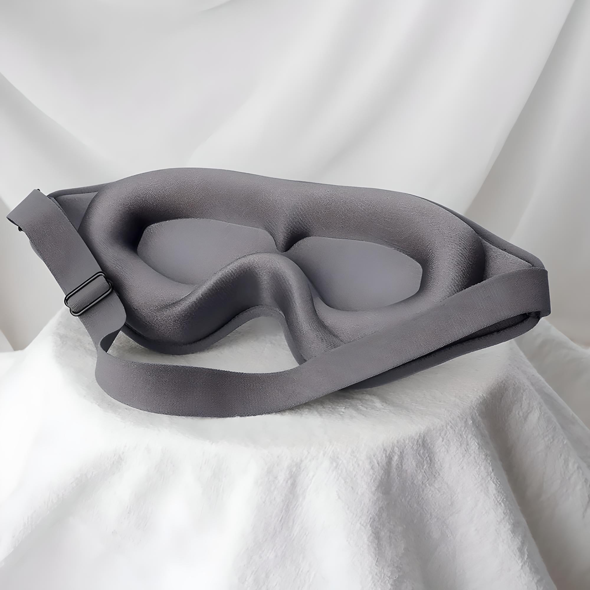 Unisex Memory Foam Sleep Mask with 3D Contoured Design and Adjustable Strap 11