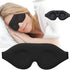 Unisex Memory Foam Sleep Mask with 3D Contoured Design and Adjustable Strap 8