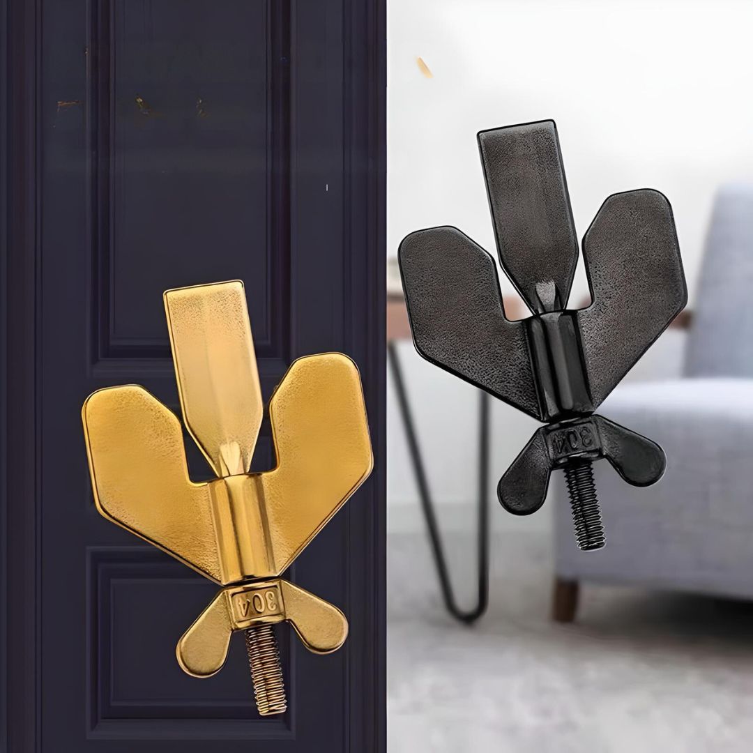 Unisex Metal Travel Door Security Stopper with Anti-Slip Base 15