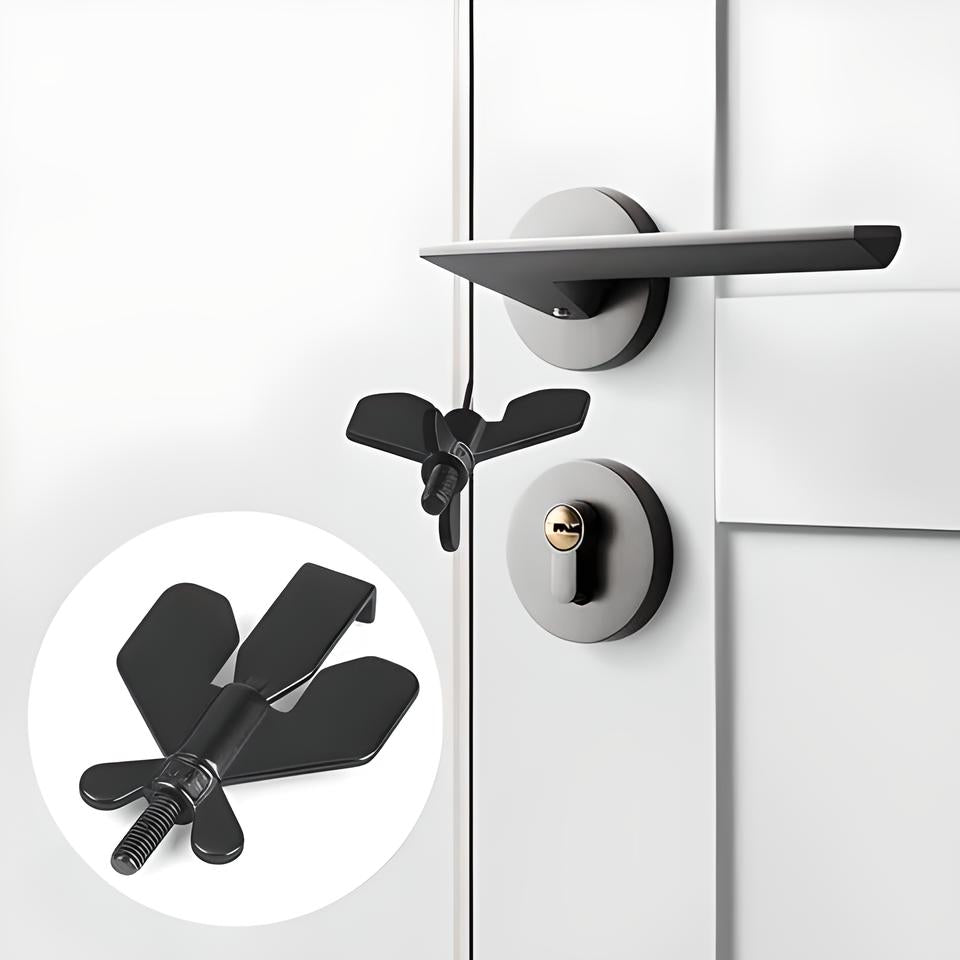 Unisex Metal Travel Door Security Stopper with Anti-Slip Base 8