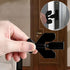 Unisex Metal Travel Door Security Stopper with Anti-Slip Base 9