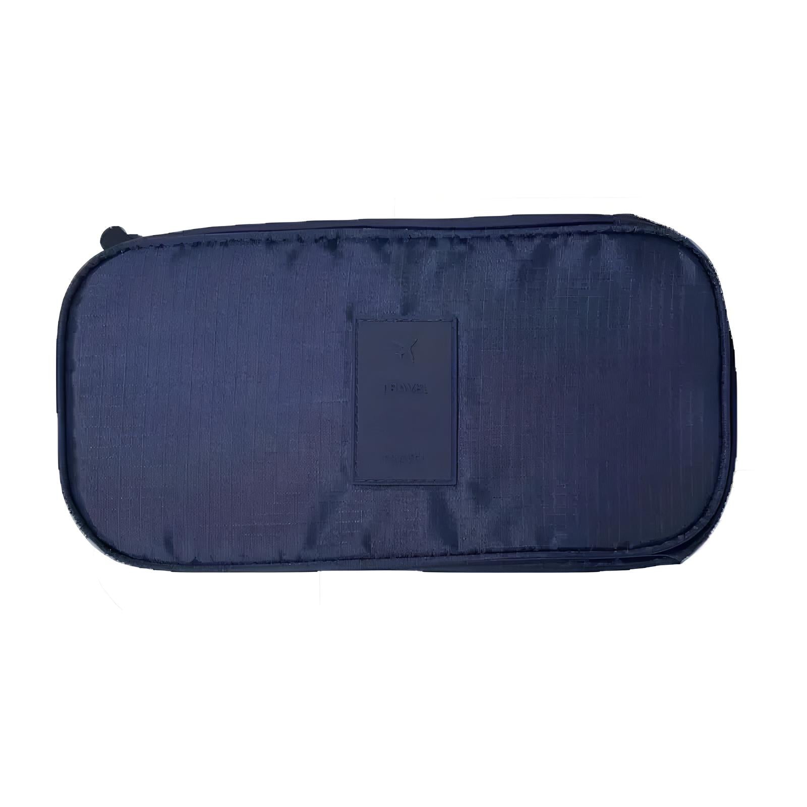 Unisex Multi-Compartment Travel Organizer with Zippered Sections 12