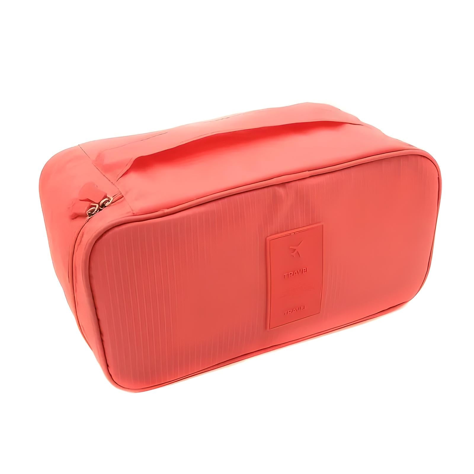 Unisex Multi-Compartment Travel Organizer with Zippered Sections 3