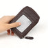 Unisex RFID Blocking Card Holder with Zip Closure 15