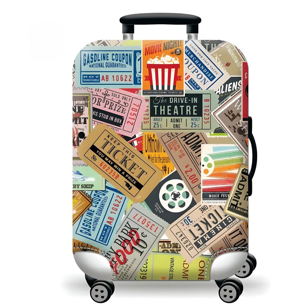 Unisex Suitcase Protection Cover with Printed Design 11