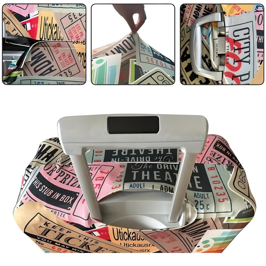 Unisex Suitcase Protection Cover with Printed Design 9