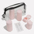 Unisex Travel Cream Dispensers Set with 5 Reusable Containers 2