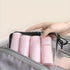 Unisex Travel Cream Dispensers Set with 5 Reusable Containers 4