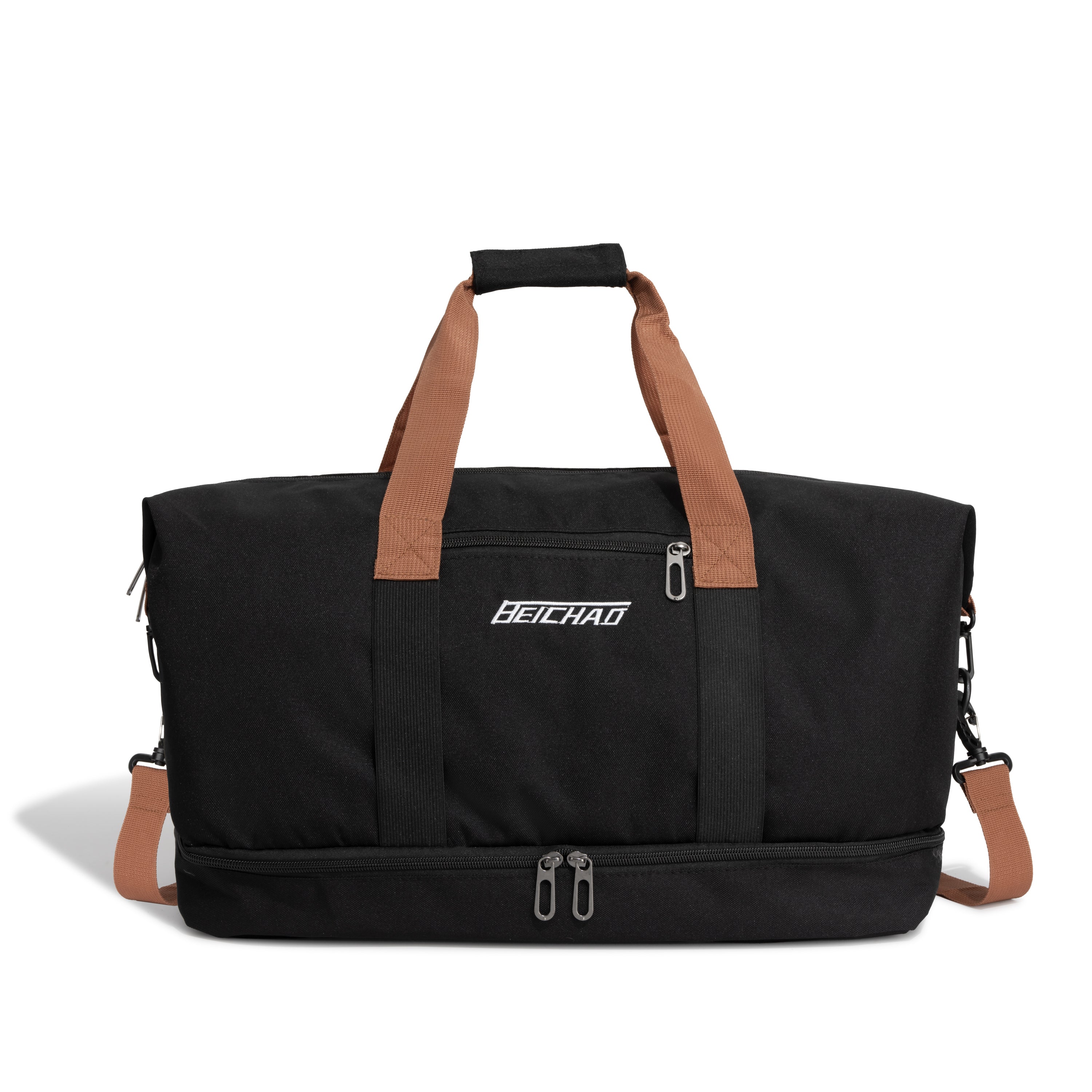 Unisex Travel Duffle Bag with Interior Compartments and Shoe Pocket 1