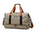 Unisex Travel Duffle Bag with Interior Compartments and Shoe Pocket 12