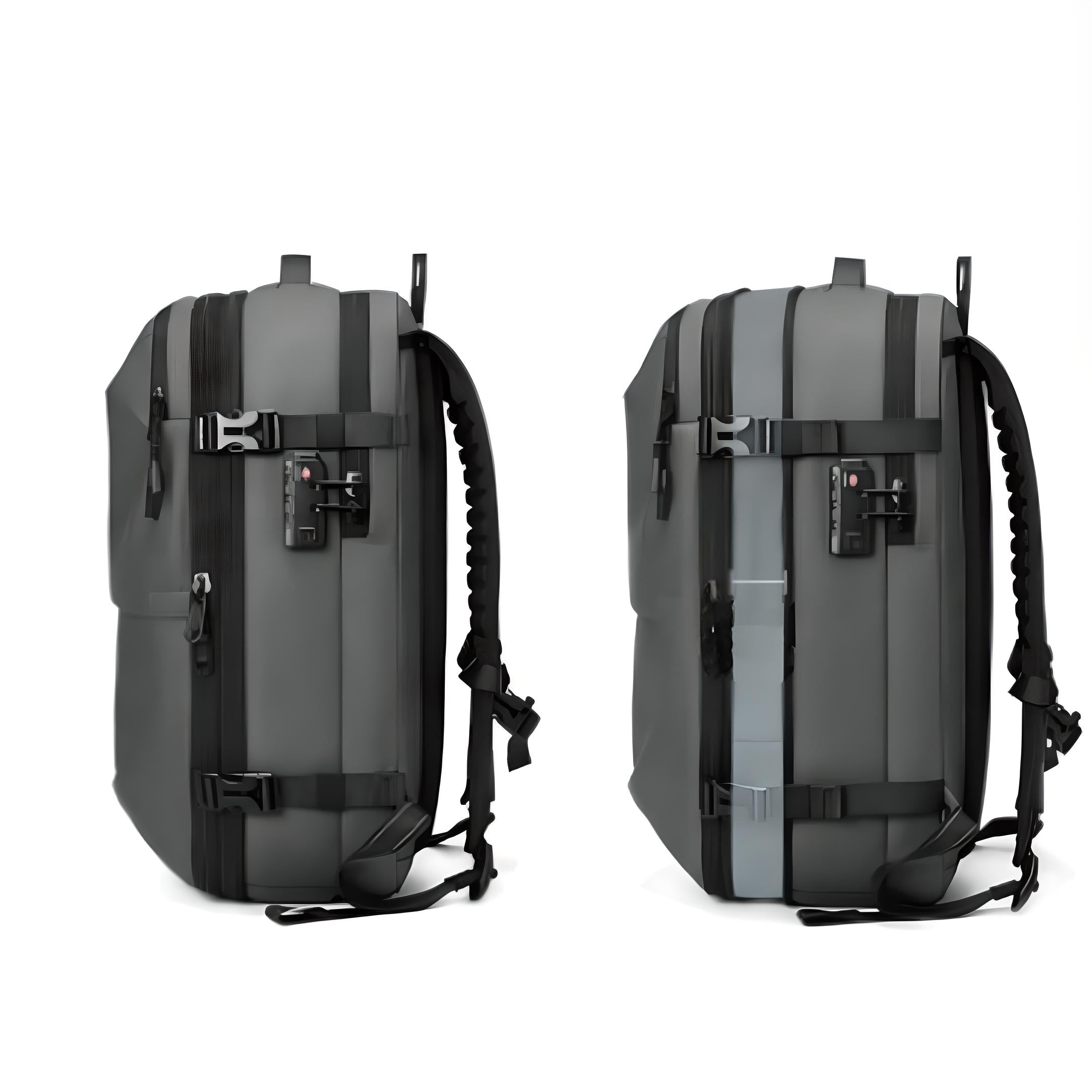 Unisex Vacuum Compression Travel Backpack with Built-in Pump and Anti-Theft Pocket 5