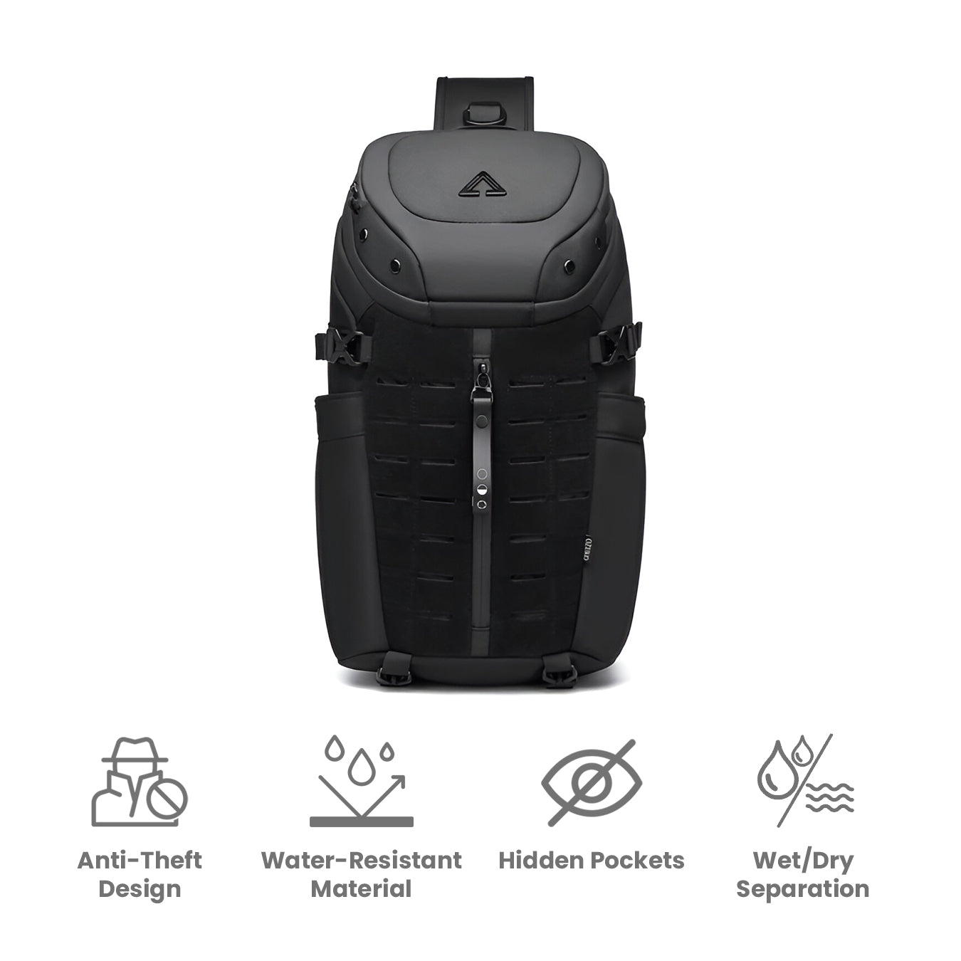 Unisex Water-Resistant Anti-Theft Crossbody Bag with Adjustable Strap 4