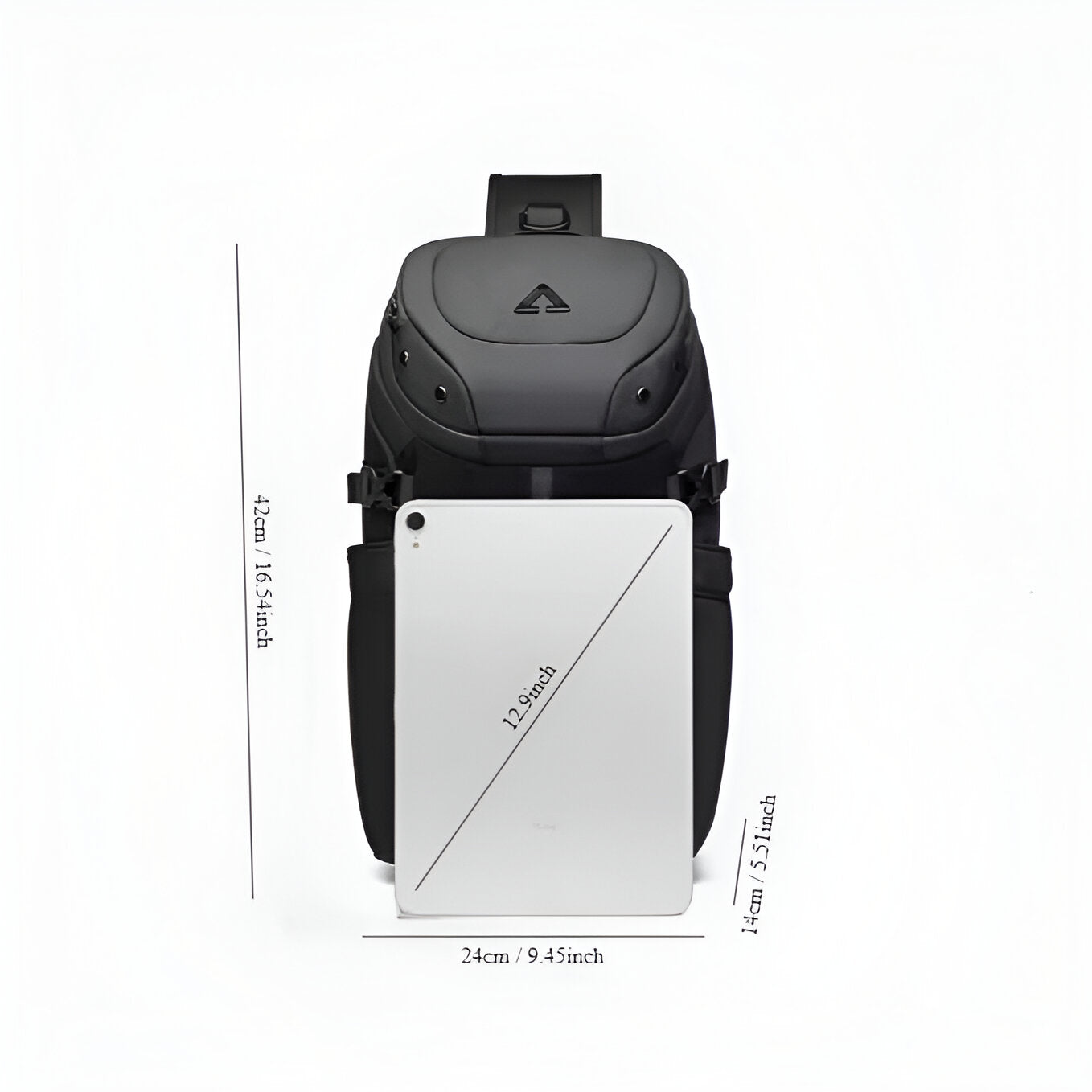 Unisex Water-Resistant Anti-Theft Crossbody Bag with Adjustable Strap 9