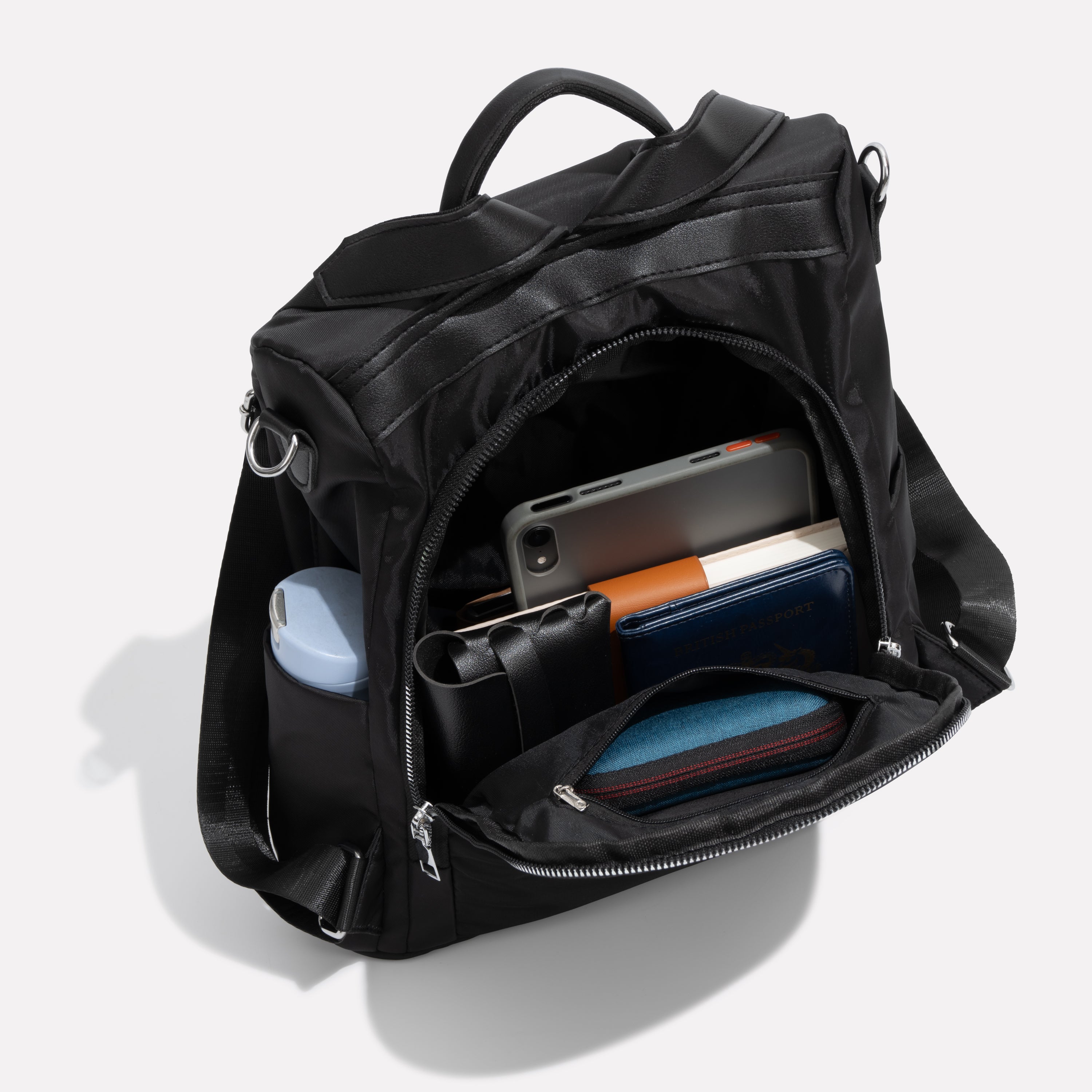 Women's Anti-Theft Backpack with Multiple Compartments and Security Features 2