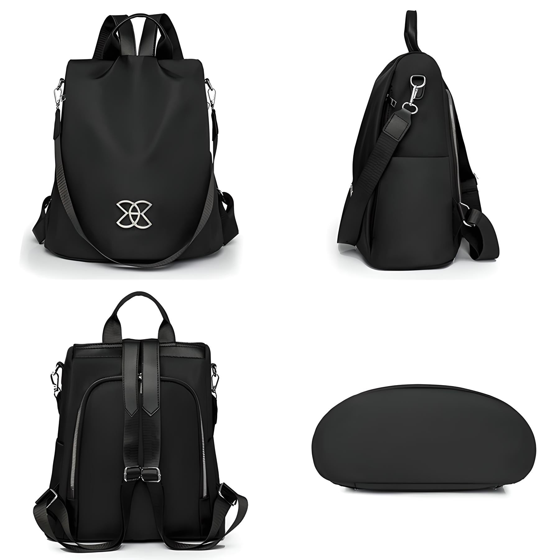 Women's Anti-Theft Backpack with Multiple Compartments and Security Features 3